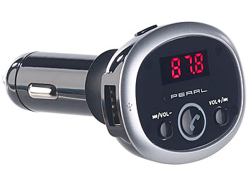 Kabellos Bluetooth Auto MP3 Player FM Transmitter Freisprechanlag USB AUX KFZ GE 