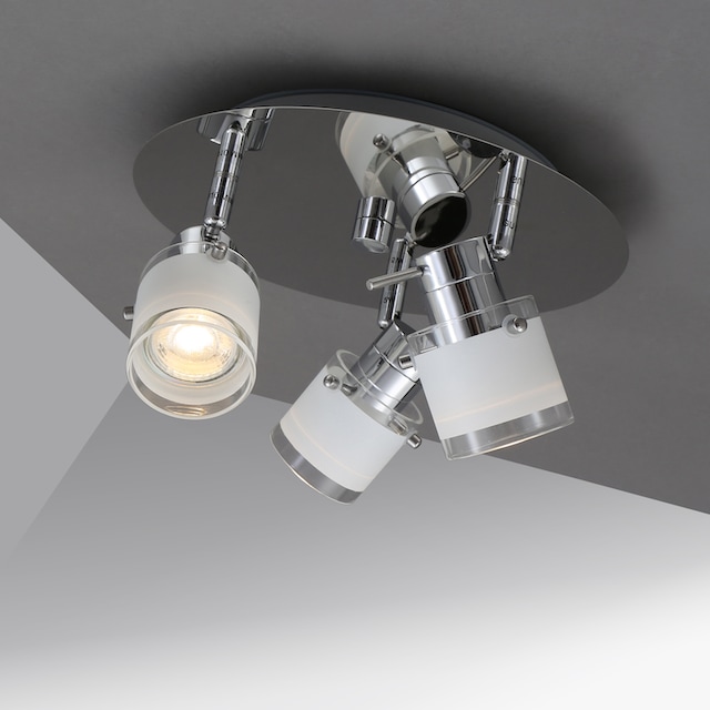 LED Design Deckenspot Deckenstrahler Chrom Deckenlampe Deckenleuchte verstellbar 