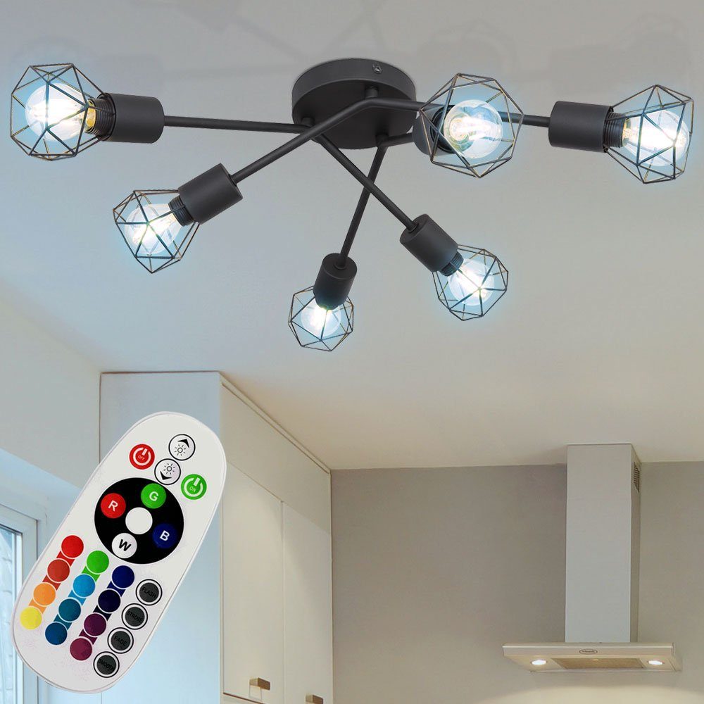 Deckenleuchte Deckenlampe Leuchte Licht Lampe Kronleuchte Strahler 3/5x E14 