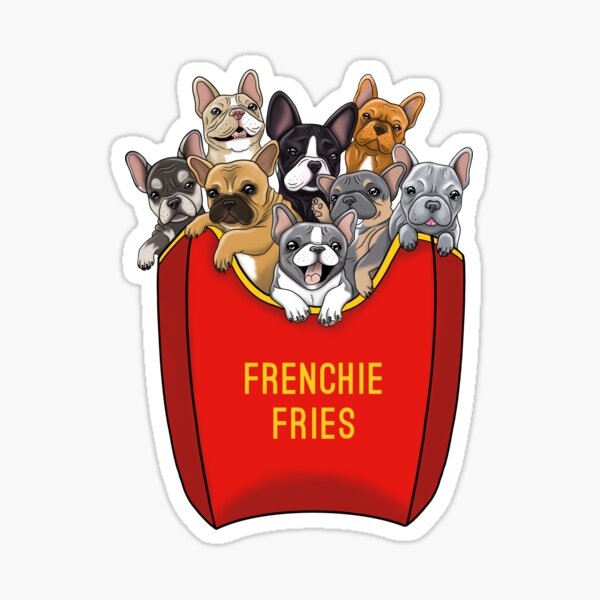French Bulldog Sunrise Sticker Decal French Bulldog Bully Frenchi 