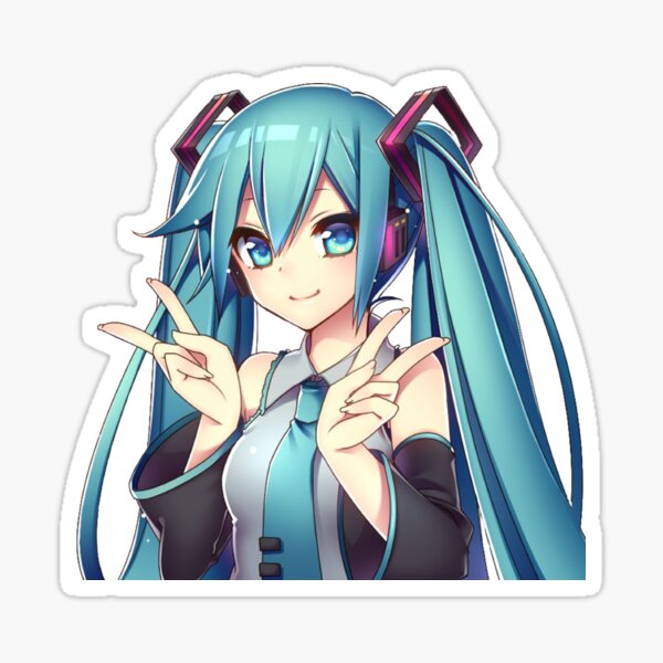 ASTK0427 Vocaloid Hatsune Miku BUMPER Stickers CAR vinyl Decal WINDOWS Laptop 