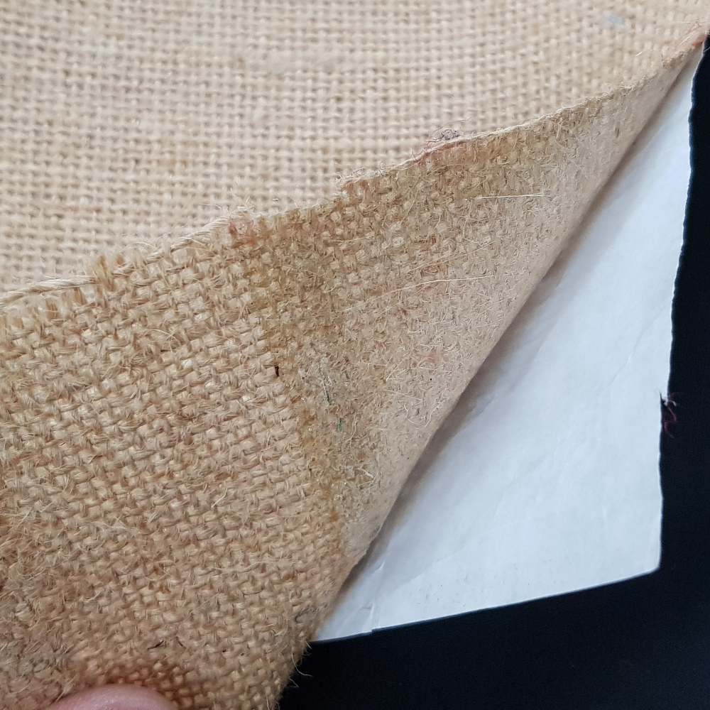 KBT8009 UK 90cm Wide Bituminised Hessian Craft Paper Backing Sold Per Metre 