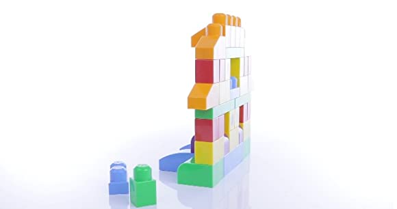 Kinder entpacken Spielzeugfiguren Spielzeugstapel Tumble Building Blocks R0G5 
