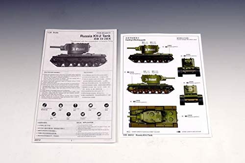 Trumpeter 07317Z 1/76 Q version assembly model USSR KV-2 heavy tank 2019 NEW 