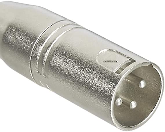 2 x Adapter XLR Male/Stecker > 6,35mm Kupplung Female 