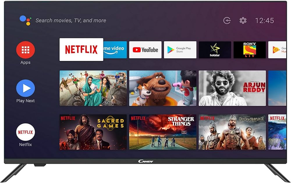 Candy 80 Cm (32 inches) HD Ready Android Smart LED TV C32KA66 (Black) : Amazon.in: Electronics