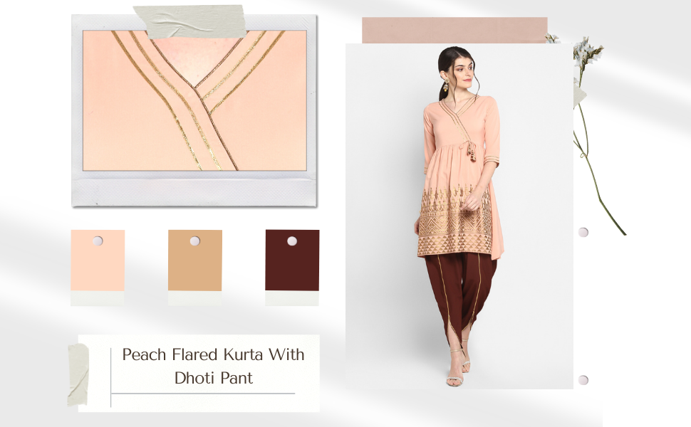 Holographic Haute Couture Fabric Kurta With Pants Holographic Haute Couture Fabric Kurta With Pants