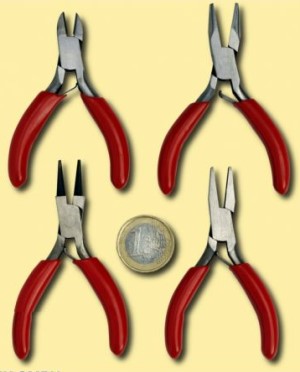 Mini Feinmechanik Elektronik Modelbau Zangen Spitzangen Satz TUV/GS XT 4-tlg 