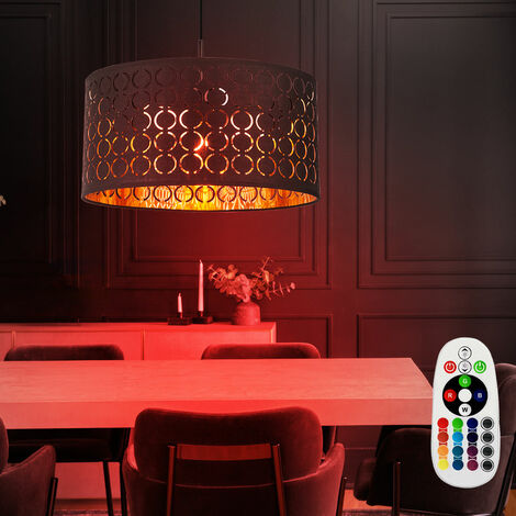 Dimmer Pendel Hänge Lampen LED Ess Wohn Schlaf Zimmer Leuchten verstellbar Gold 