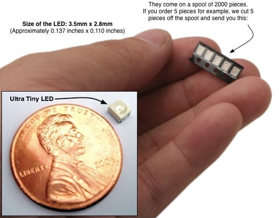 blaue LED SMDs PLCC-2 blue bleue azzurro blauw azul SMT 50 SMD LEDs 3528 BLAU 