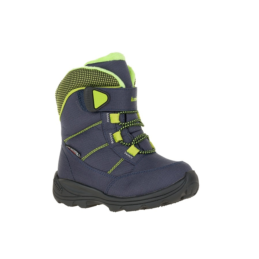 Kamik Stance Schuhe Kinder Winterstiefel Boots Stiefel navy lime NF8125-NLM 