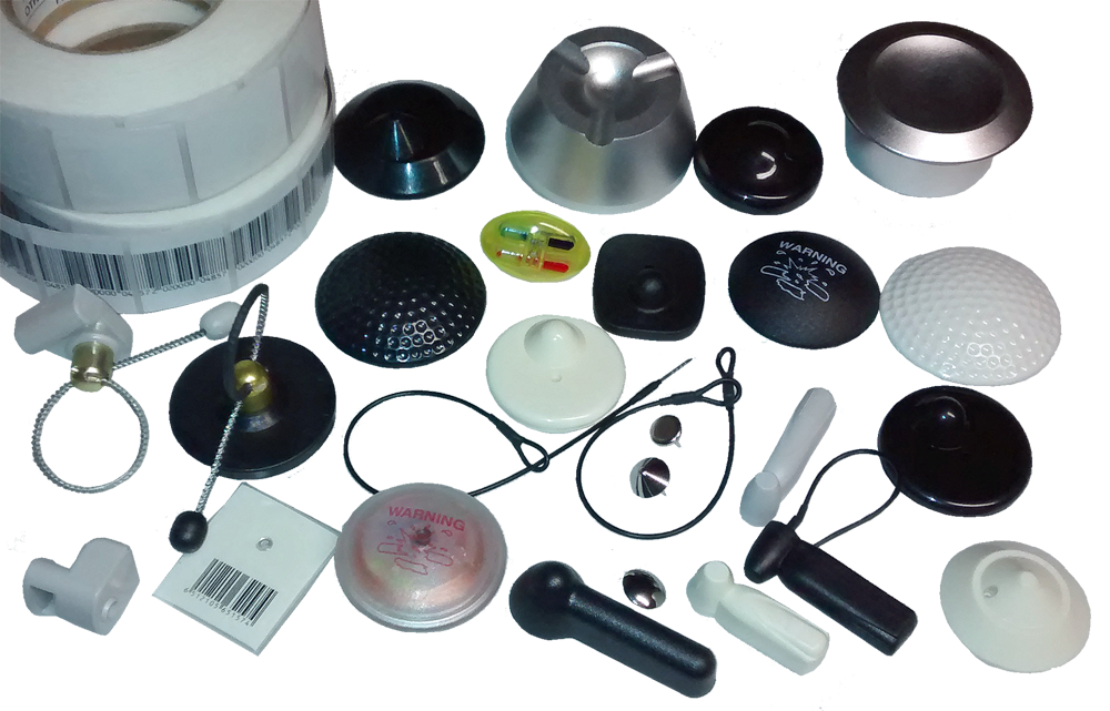 500 Stahlschlaufen weiß 200mm zwei Ösen Warensicherung Artikelsicherung Lanyard 