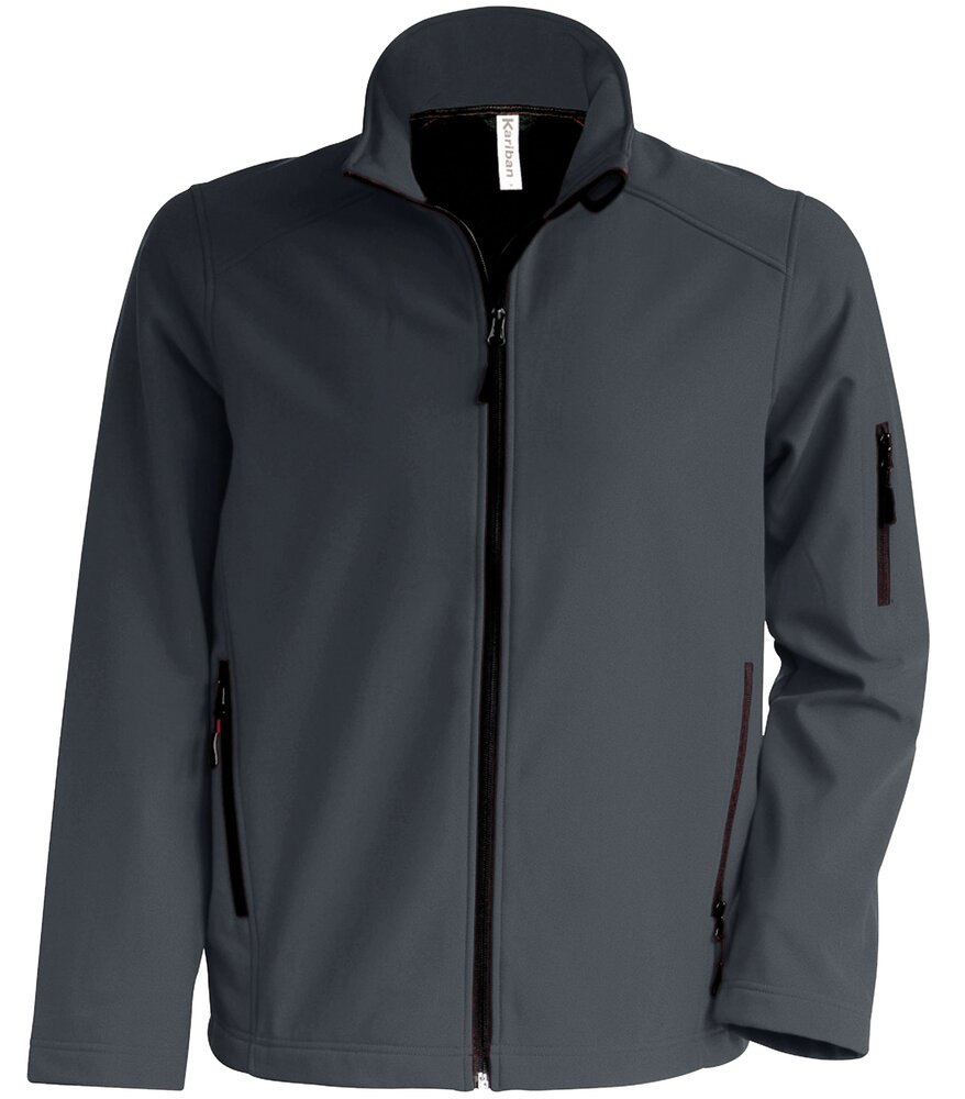 Adult Zippered Casual Winter Fleece K401 Kariban Men's Softshell Jacket 