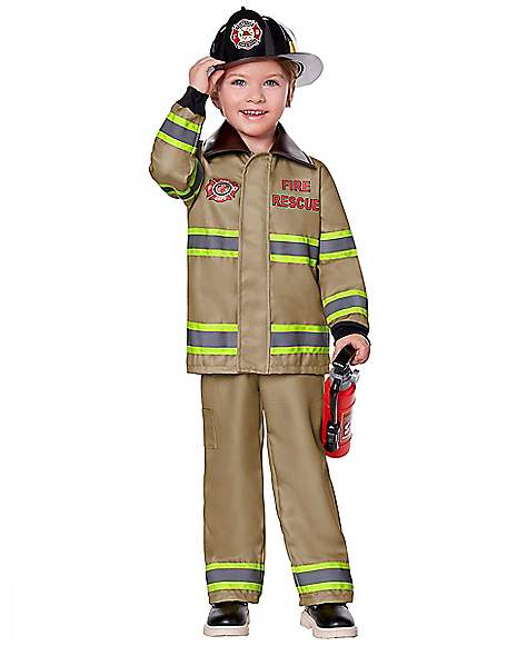 Black Fire Fighter Womens Adult First Responder Rescuer Costume Shirt 