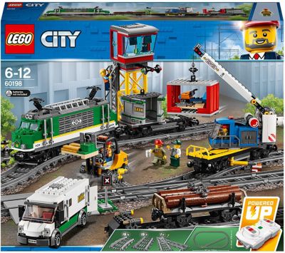 LEGO® Eisenbahn Transportwaggon hellgrau für 3677 7939 60052 7898 60198 B 