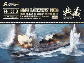Flyhawk 1/700 1301S German Battlecruiser Lutzow G-37 Grobes Class Torpedoboot 