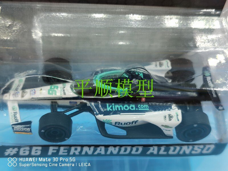 Greenlight 10845 Fernando Alsonso #66 Indycar Maßstab 1:64 3 Inch NEU!° 