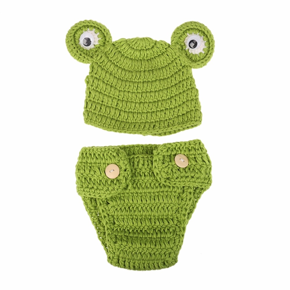 Neugeborenes Baby Handgemachte nette Häkelarbeitknit Plüsch-Kostüm Fotografie Pr 