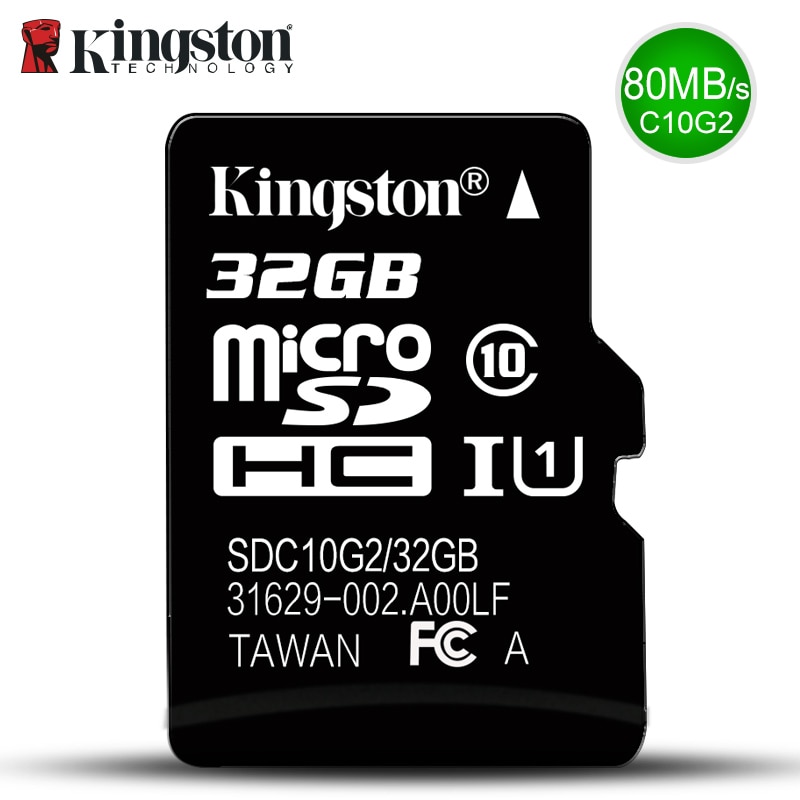 Kingston Micro SD SDHC memory Card Class 10 32GB Memory with SD card Adapter 