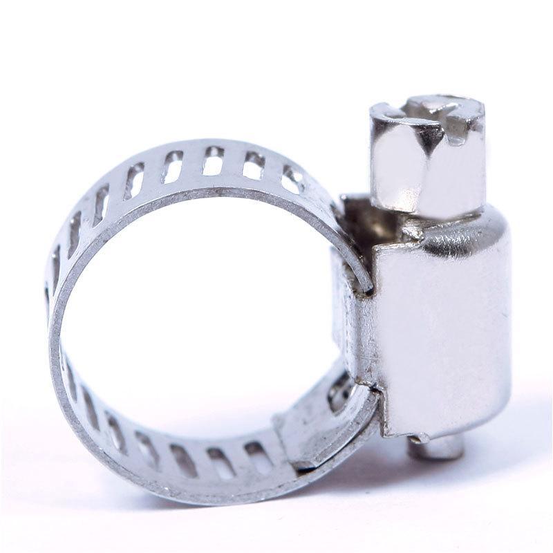 50 Pack Zinc Plated Mini Jubilee Fuel Hose Line Pipe Clips Classic Rubber Clamps 