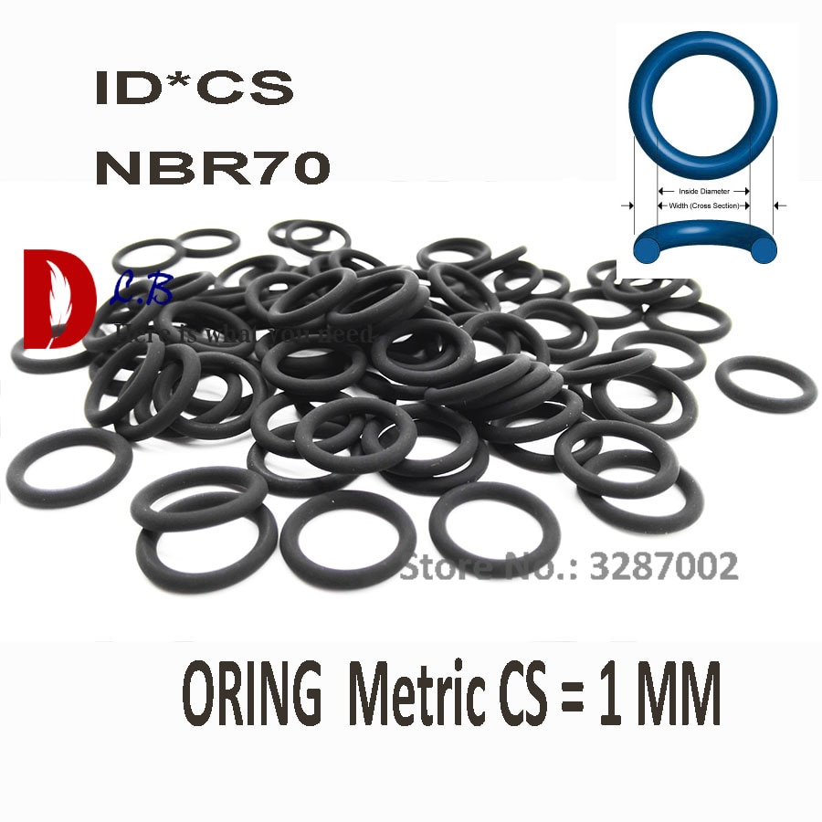 Gummi 70A Metrisch Dichtungen MM NBR 24mm Außen Durchmesser Nitril O-Ringe 