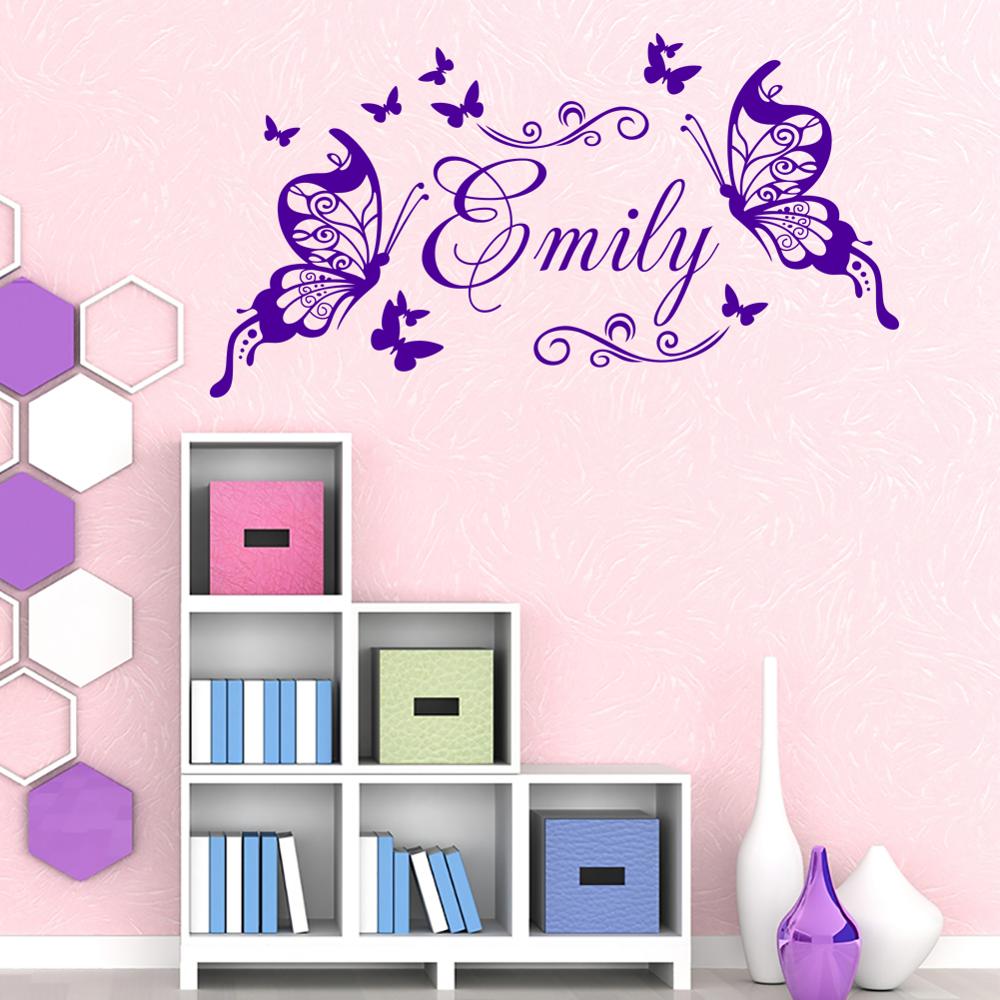 Personalized Nursery & Kids Room Teens Sticker Custom Funky Name Wall Decal 