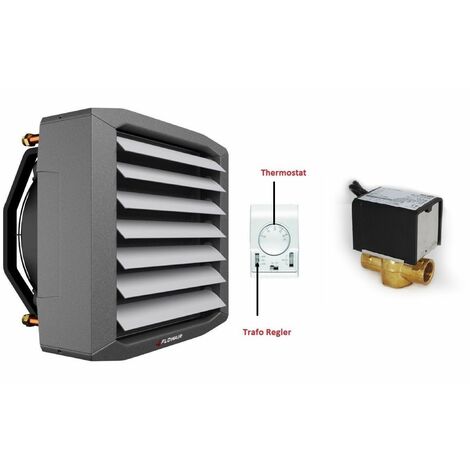 Lufterhitzer 94 KW Hallenheizung Luftheizung Heizregister Heizgebläse Eurovent 