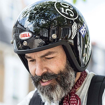 Bell Custom 500 STD Matt Black Open Face Motorcycle Helmet FAST & FREE DELIVERY 