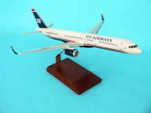 PACMIN EOS Airline Boeing 757-200 Aircraft Model 1:100 N926JS Wood Base Gift 
