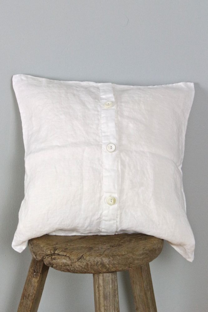 Kissenhülle LEINEN Kissenbezug Einfarbig Dekokissen Kissen 40x40 50x30 HS 