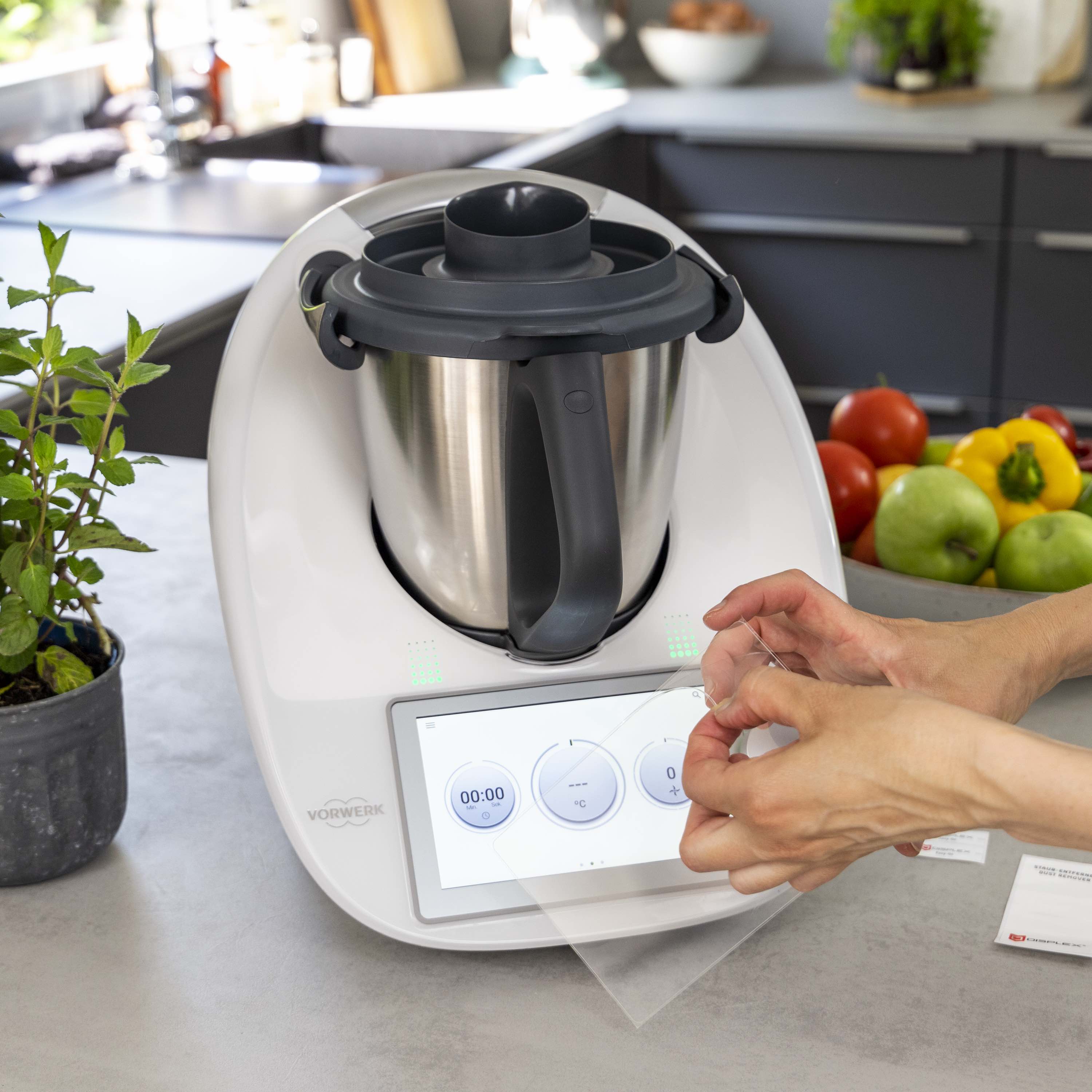 6x Displayschutzfolie für Vorwerk Bimby TM6 Klar Schutzfolie Displayfolie 