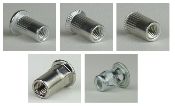 100 Edelstahl Blindnietmutter M6 kl.SK gerän 0,5-3,0mm Nietmutter I 