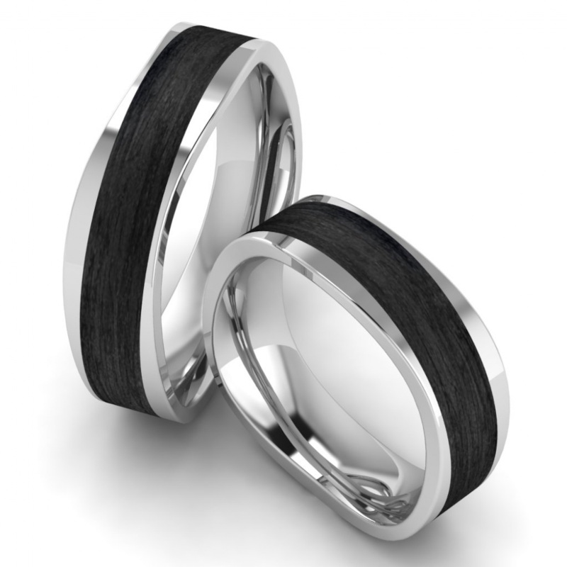 Ringe Trauringe Verlobungsringe Edelstahl & Gravur JE4 