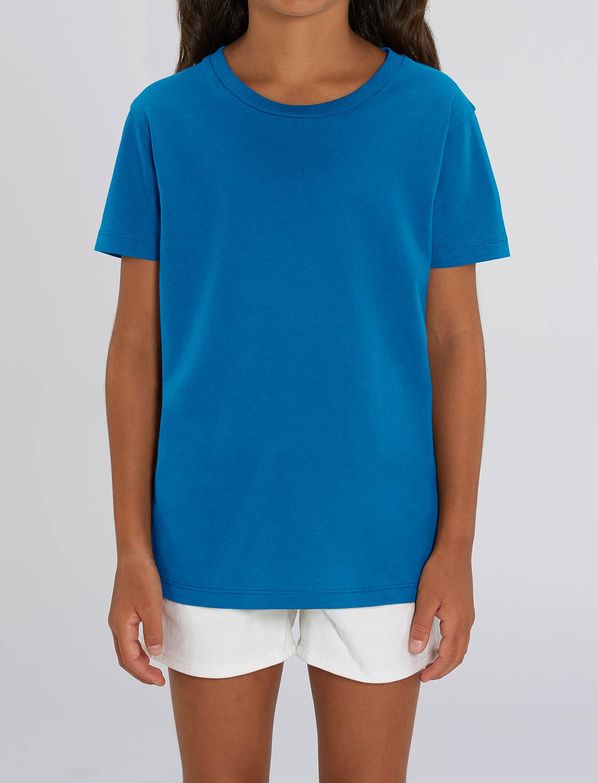 Jungen T-Shirt Kurzarmshirt Bio-Baumwolle Kinder Auto Türkis Blau 100% Baumwolle 