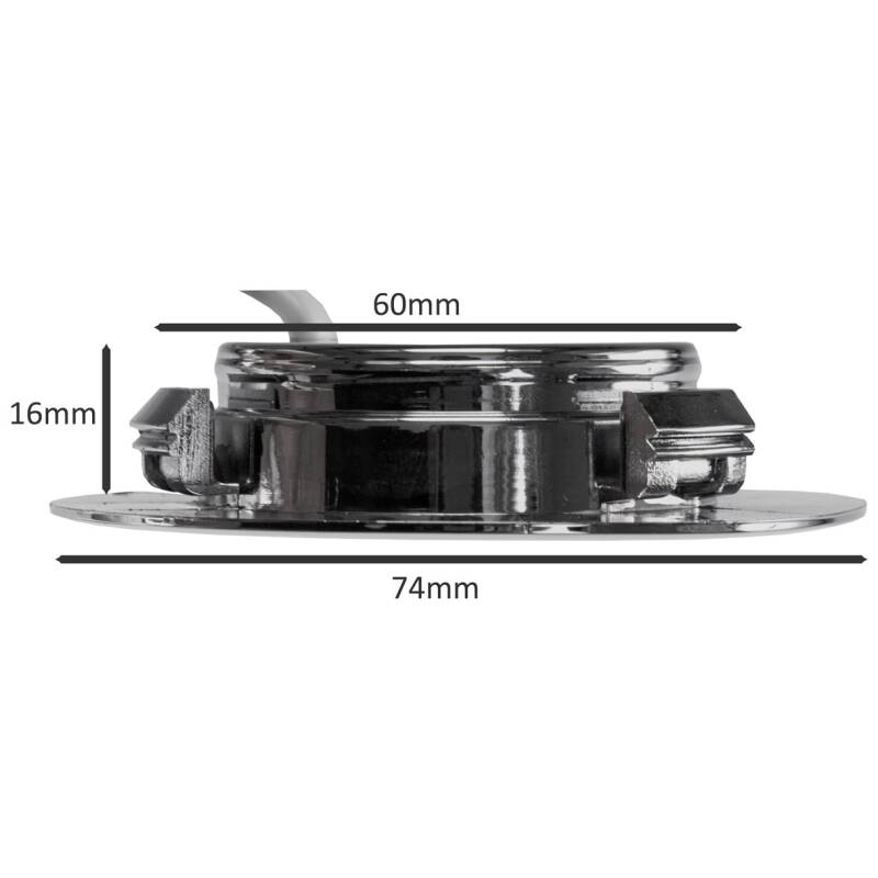 off 220v 125v 2x Schalter Schalttafel rund schwarz 22mm Einbauleuchten on 