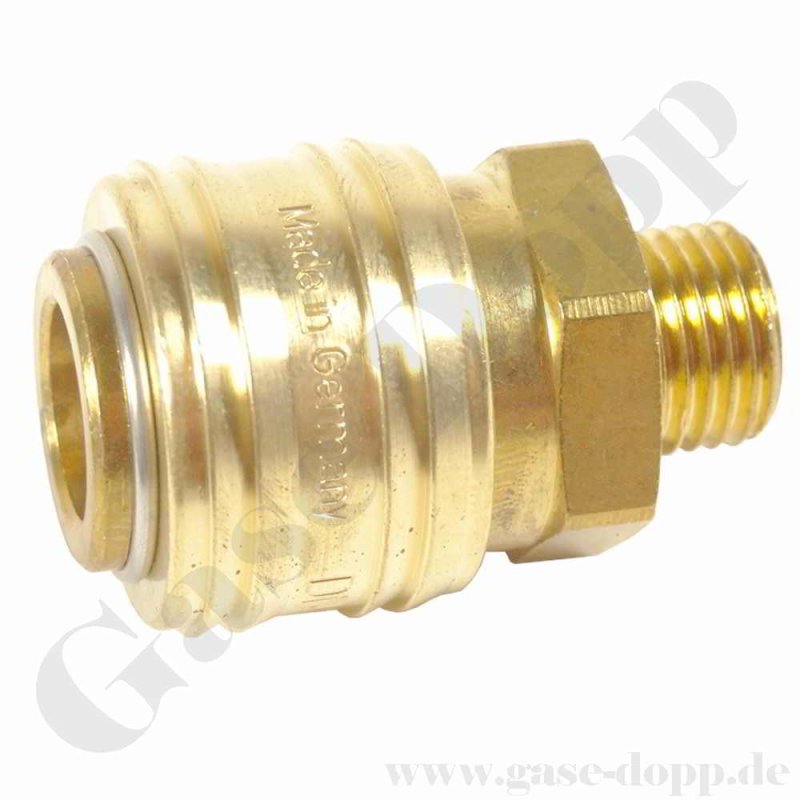 243.02-N NW 72 G 3/8 außen Ms vern CONNECT LINE Schnellverschlusskupplung 