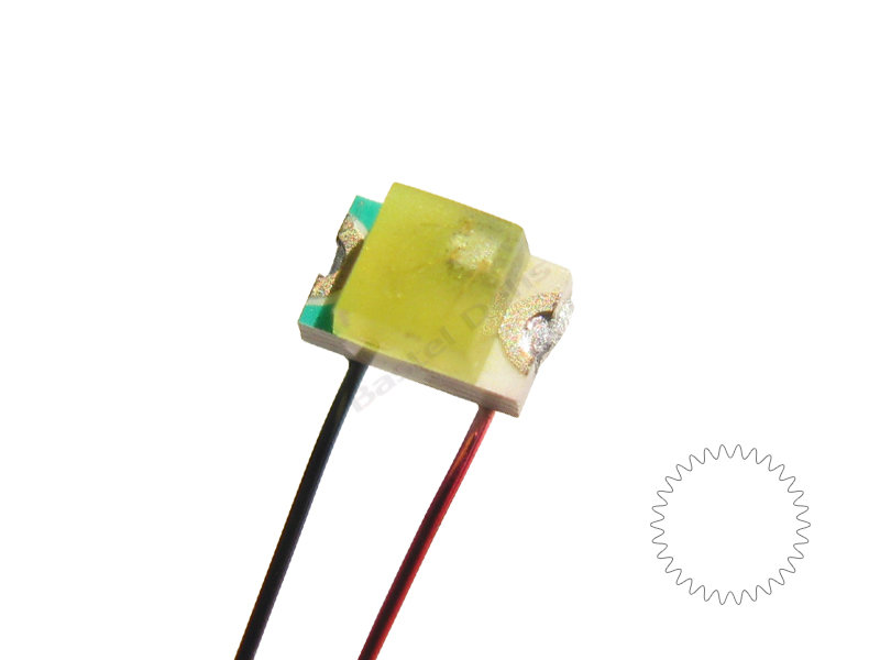 KM0155 10 Stück SMD Blink LED 0805 rot blinkend flash mit Decoderlitze 0,05mm² 