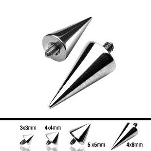 AUFSATZ ZUBEHÖR ZUM SCHRAUBEN FÜR HAUTANKER DERMAL ANCHOR MOTIV TOTENSCHÄDEL 