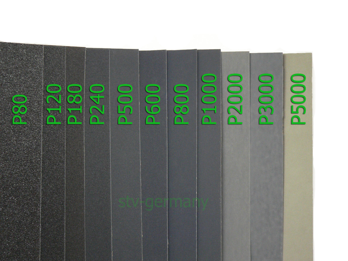 MATADOR Schleifpapier Wasserfest Nass 230x280mm Lack Sand Schleifen Wahl 
