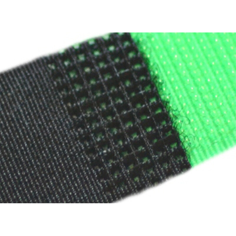 30 x Kabelklett Klettband 200 x 20 mm neon grün FK Klett Kabelbinder Klettbänder 