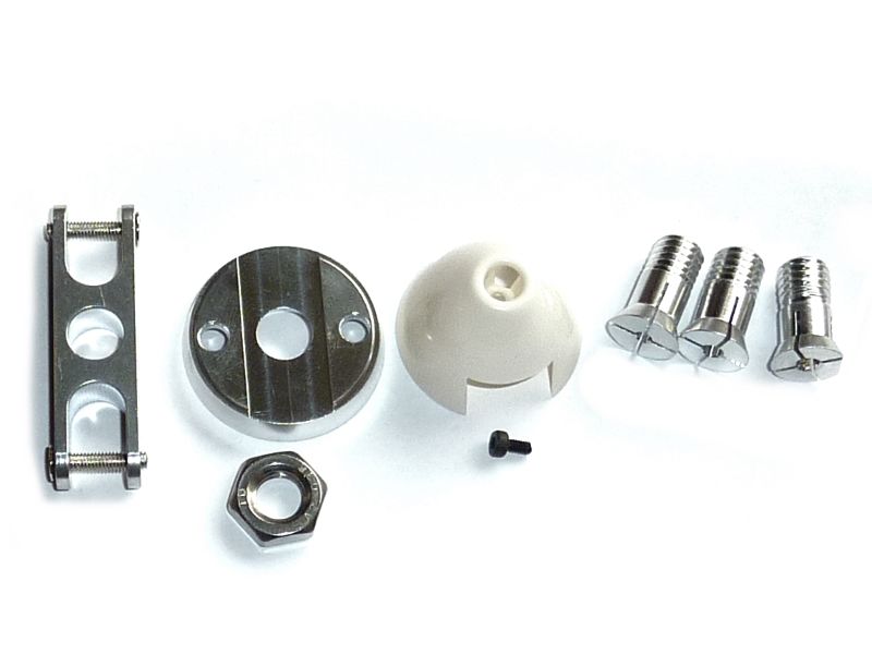 Propeller Mittelstück für 5mm Klapp-Propeller Folding Luftschrauben Adapter ROT 