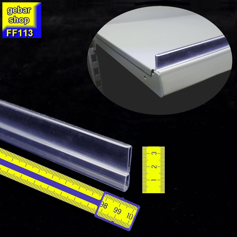 50x FRONTLEISTE ABTEILLEISTE KAMMSCHIENE FACHBODENSCHIENE TEGOMETALL L125 H4,5cm 