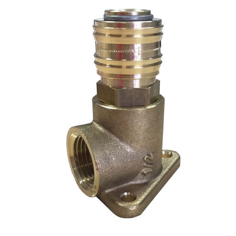 Luft Wanddose 5-fach IG Luftweiche Kupplung Druckluft PN16 Dose Verteiler 