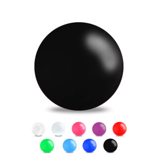 Piercing Kugel Kunststoff Ball 1,6mm Einzelteile Aqua 