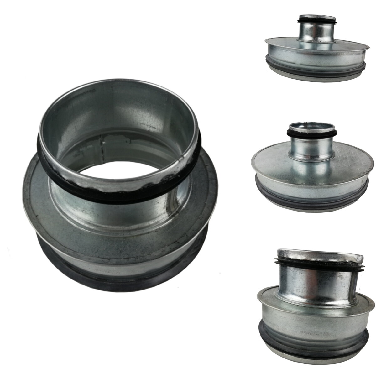 Wickelfalzrohr Reduktion Lüftungsrohr Reduzierung Reduzierstück 300 auf 150mm 