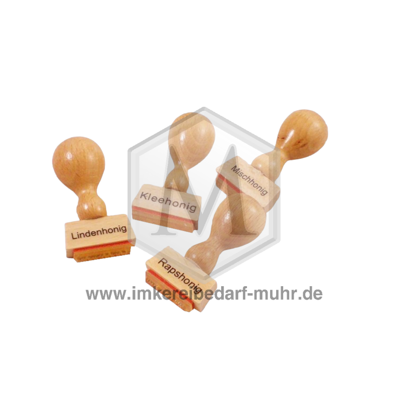 Imkerei Honig Firmenstempel Adressenstempel « IMKER » mit Kissen 