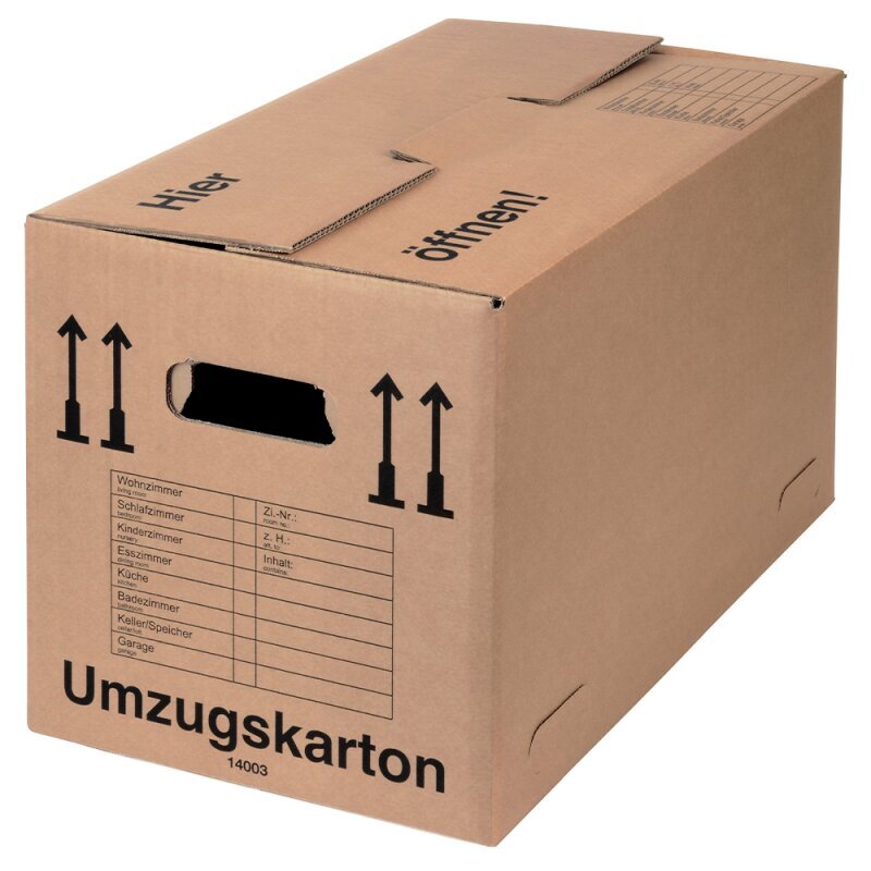 10x Kartons Gebraucht L 1-wellig Versandkartons Verpackungen Umzugskartons 