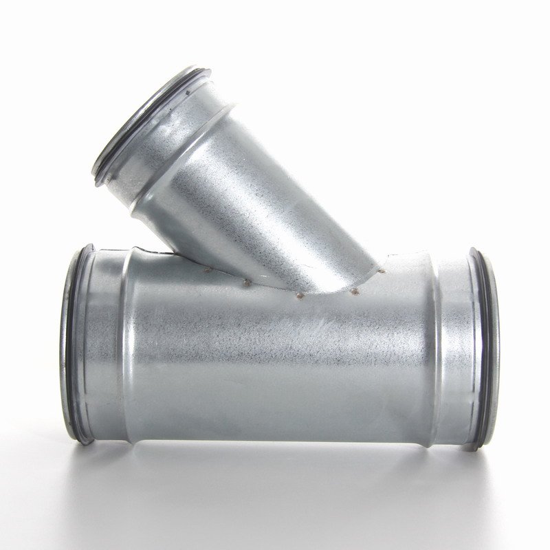 Wickelfalzrohr Reduzierung Muffe NW150 auf Nippel NW125 mit Doppellippendichtung 