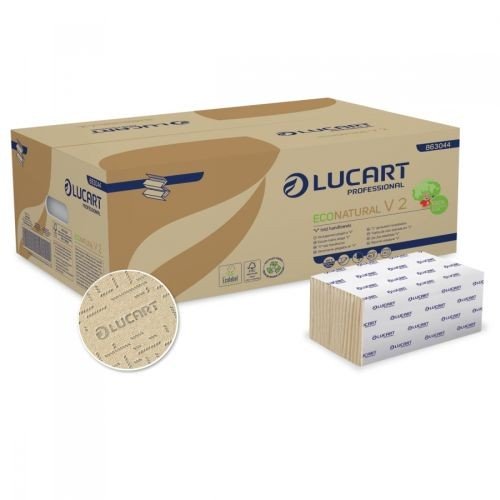 Lucart Strong V2.25 Handtuchpapier 2-lagig 25,3x21cm V-Falz 3800 Tücher Hochweiß 