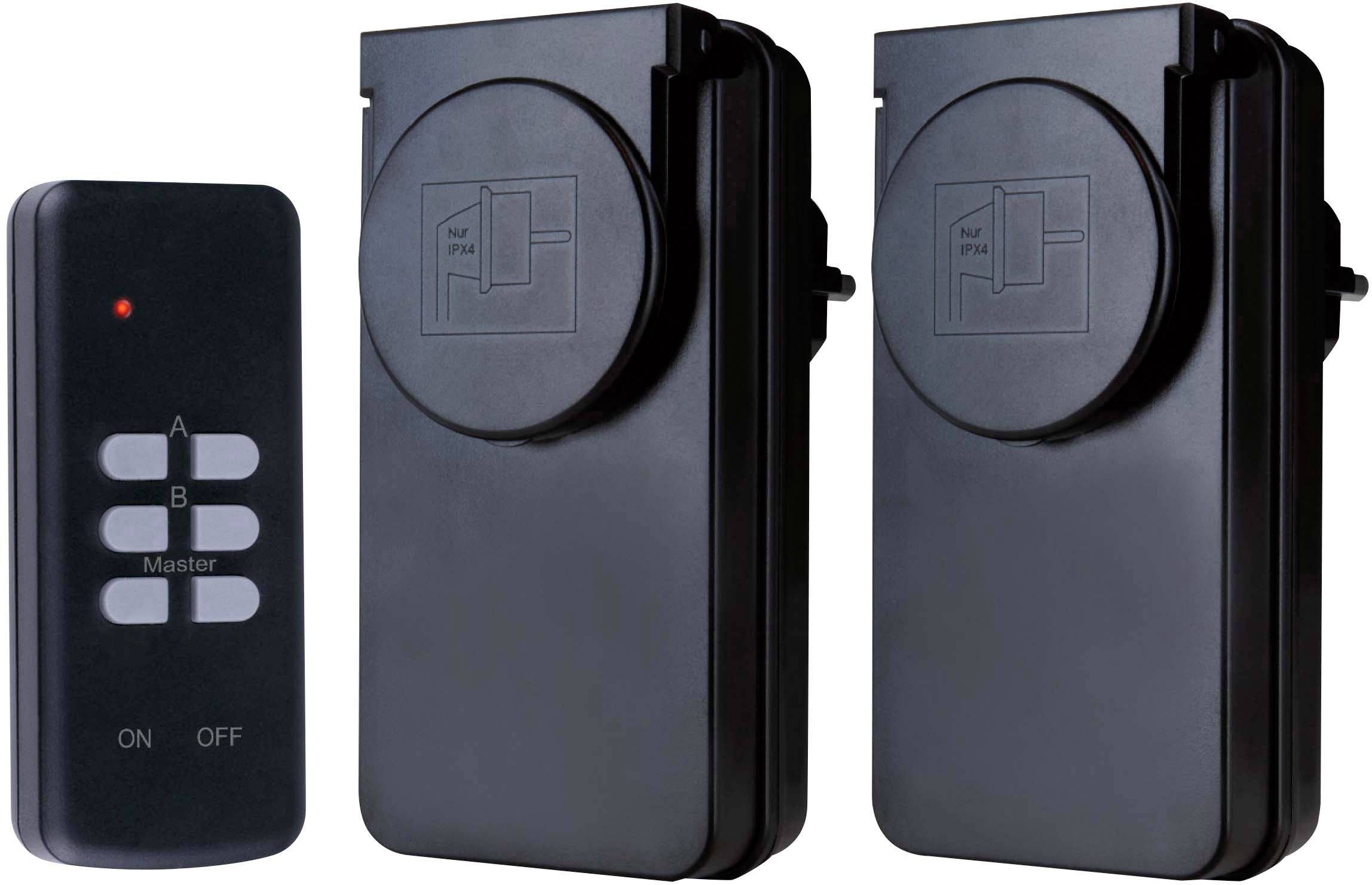 FLAMINGO 10.043.86 Funksteckdosen-Set m FB SF-500WD/2 